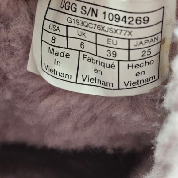 UGG Neumel boots in a pink colorway, likely "Shell Pink," women's size 8 - Picture 6 of 8